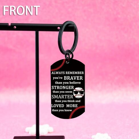 Baseball Keychain Stuff Baseball Accessories for Boys Baseballs Gifts for Men Team Player Inspirational Baseballs Stocking Stuffers Senior Night Gifts in Kuwait