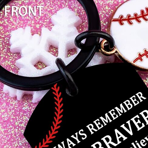Baseball Keychain Stuff Baseball Accessories for Boys Baseballs Gifts for Men Team Player Inspirational Baseballs Stocking Stuffers Senior Night Gifts in Kuwait
