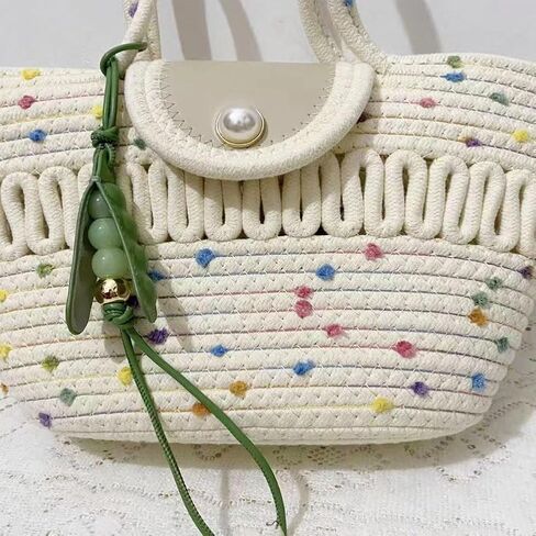 Leather Pea Pod Keychain Bag Ornament, Cute Pea Pod Charm for Purse Handbags Bag Accessories Car Charms Luggage Accessory Handbag Pendant in Kuwait