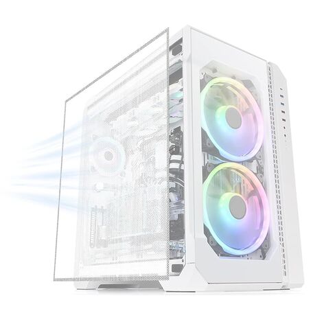 360mm 120mm x 2 PC Fan Dust Mesh Filter 4.72inch PVC Computer PC Case Dust Proof Filter Cover Magnetic Black 2-Pack in Kuwait