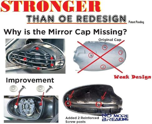 Compatible with 02-06 Nissan Altima Right Passenger Side Mirror Cover Cap KY1 Light Silver Metallic 2002 2003 2004 2005 2006 in Kuwait