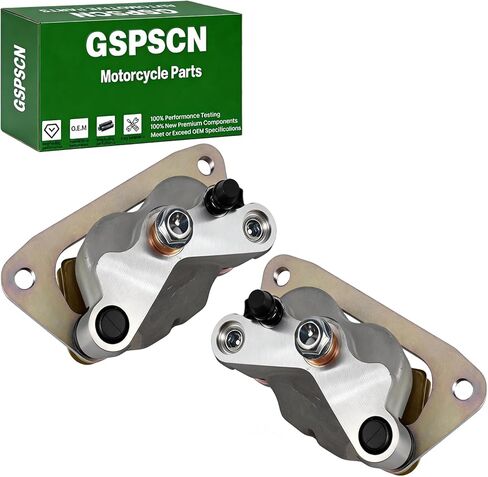GSPSCN Front Left Right Brake Calipers w/Pads & Bracket for Polaris Outlaw 450 2008-2010,Outlaw 525 2007-2011丨RZR 570 2012-2021,RZR 570 S 2017,RZR 800 2008-2014,RZR S 800 2009-2014,OE# 1911529,1911530 in Kuwait
