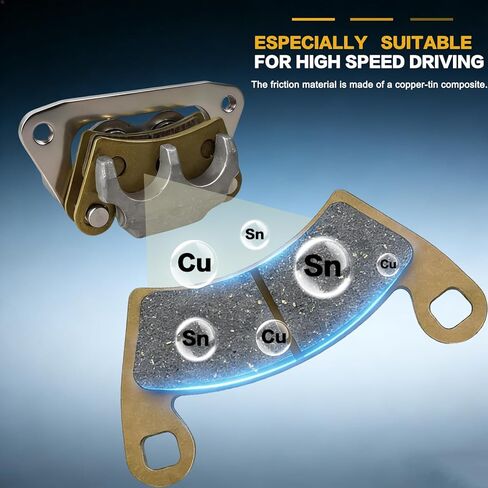 GSPSCN Front Left Right Brake Calipers w/Pads & Bracket for Polaris Outlaw 450 2008-2010,Outlaw 525 2007-2011丨RZR 570 2012-2021,RZR 570 S 2017,RZR 800 2008-2014,RZR S 800 2009-2014,OE# 1911529,1911530 in Kuwait