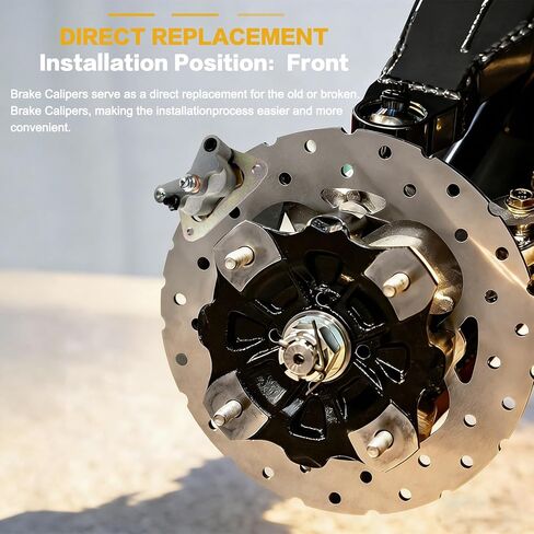 GSPSCN Front Left Right Brake Calipers w/Pads & Bracket for Polaris Outlaw 450 2008-2010,Outlaw 525 2007-2011丨RZR 570 2012-2021,RZR 570 S 2017,RZR 800 2008-2014,RZR S 800 2009-2014,OE# 1911529,1911530 in Kuwait