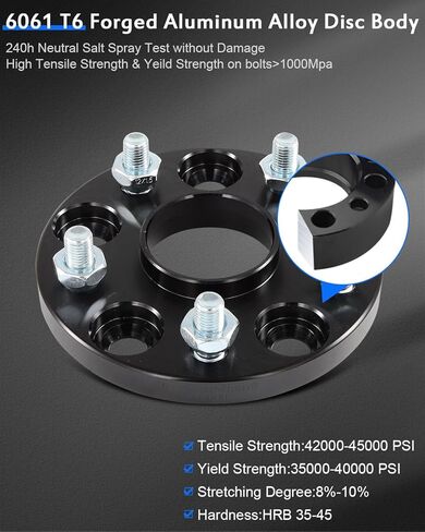 ECCPP 5x4.5 to 5x4.5 hubcentric Wheel Spacers 15mm 5 lug 5x114.3mm to 5x114.3mm Fit for Toyota Camry 1992–2025| for Toyota Supra 1986–2002| for Toyota Prius V 2012–2020 in Saudi Arabia