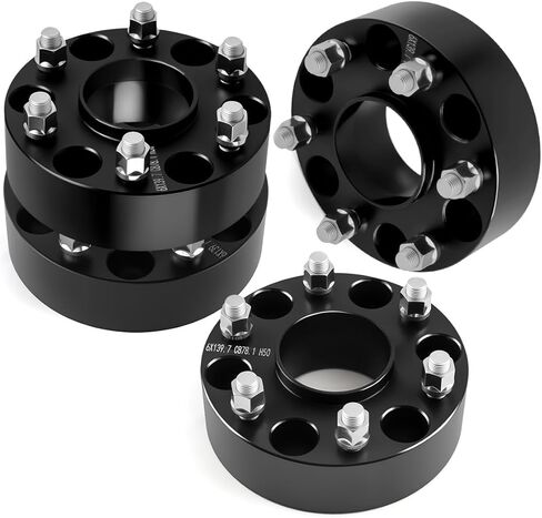 فواصل عجلات maxpeedingrods مقاس 2 بوصة 6x5.5 لسيارة Chevy Silverado Sierra 1500، 6x139.7 مم M14x1.5 ترصيع 78.1 مم فاصل مزورة لتاهو، سوبربان، يوكون 6 العروة in Saudi Arabia