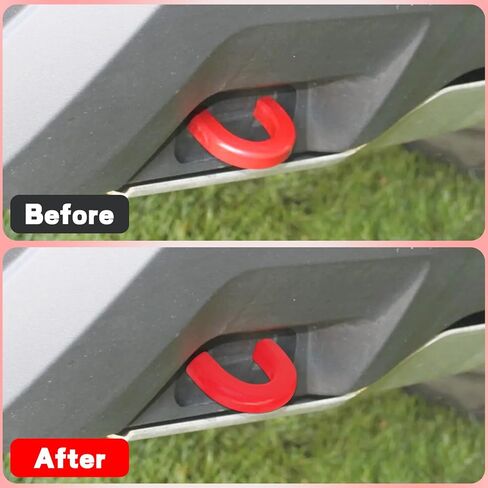 Tow Hooks Covers Compatible with Chevy Colorado Trailboss 2015-2026/GMC Canyon 2015-2022, Front Tow Hitch Cover Red (Not fit 2023-2026 Colorado Z71 ZR2) in Kuwait