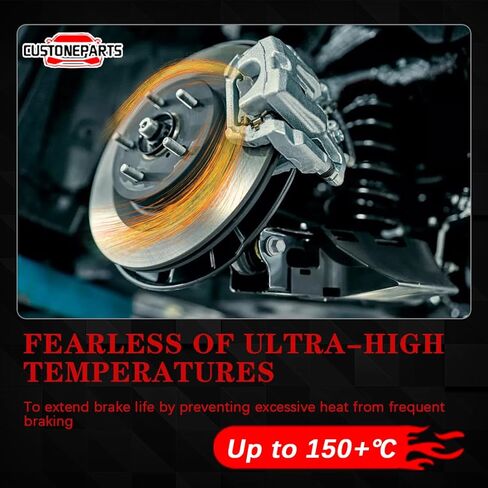 Rear Disc Brake Calipers with Brackets Pair FIT 2000-2007 Chevrolet Silverado 1500 Tahoe Suburban FIT GMC Sierra Yukon FIT Ford F-150 18-B4764 in Kuwait