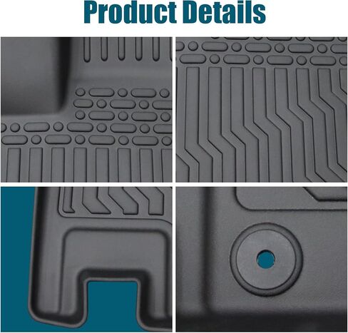 سجادات أرضية مطاطية TPE مناسبة لجميع الأحوال الجوية متوافقة مع 2013 2014 2015 2016 2017 2018 Lexus ES350 ES300H، مجموعة بطانات سجاد السيارة الكاملة الملائمة حسب الطلب (أسود) in Kuwait