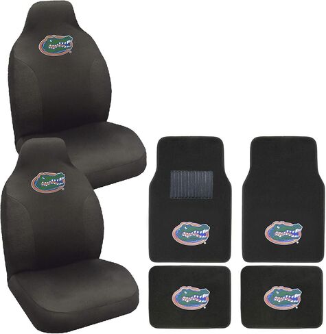 مجموعة سجادة أرضية سجادة مطرزة بشعار Gators وأغطية مقاعد التجمع in Kuwait