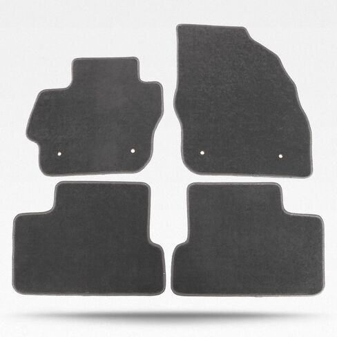 Car Floor Mat, Compatible with 2010-2013 Mazda 3, Nylon Gray/Grey Floor Liner Carpet Set, 4PCS in Kuwait