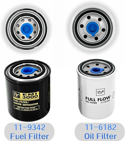 11-9059 Air Fi-lter 11-6182 فلتر زيت 11-9342 طقم صيانة فلتر الوقود مناسب لـ Th-ermo King Tripac APU أو Evolution in Kuwait