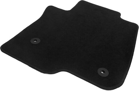 IKON MOTORSPORTS, Floor Mats Compatible with 2021-2023 Chevrolet Suburban Tahoe GMC Yukon, Black Nylon Front & Second Row Carpet Liners 4PCS in Kuwait