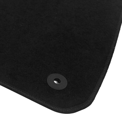 IKON MOTORSPORTS, Floor Mats Compatible with 2021-2023 Chevrolet Suburban Tahoe GMC Yukon, Black Nylon Front & Second Row Carpet Liners 4PCS in Kuwait