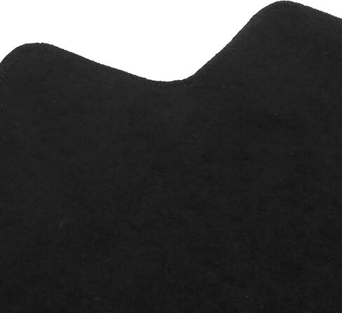 IKON MOTORSPORTS, Floor Mats Compatible with 2021-2023 Chevrolet Suburban Tahoe GMC Yukon, Black Nylon Front & Second Row Carpet Liners 4PCS in Kuwait