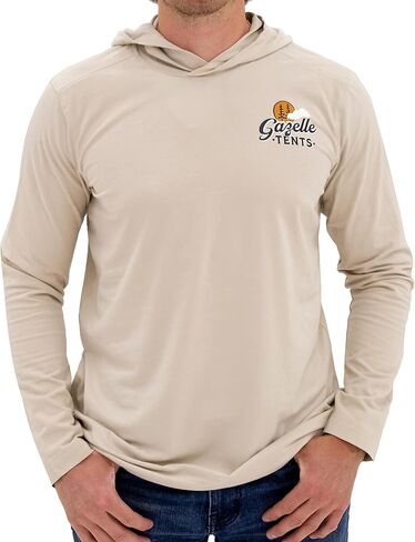 Gazelle Tents Unisex-Adult Campfire Long-Sleeve Hooded Tee in Saudi Arabia