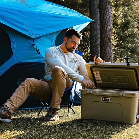 Gazelle Tents Unisex-Adult Campfire Long-Sleeve Hooded Tee in Saudi Arabia