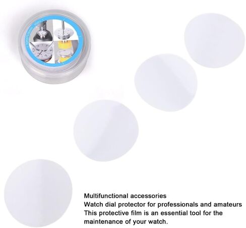 50 قطعة 1.97 بوصة ساعة بلاستيكية شفافة إبرة رفع فيلم عملي واضح ساعة الطلب صيانة الفيلم in Kuwait