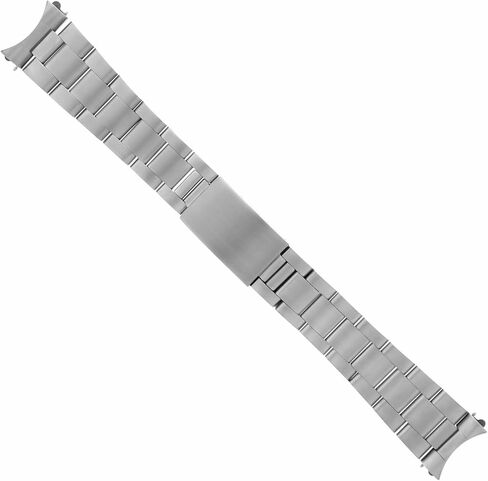 Ewatchparts 20mm Oyster Watch Band Bracelet Compatible With Fortis Chrono 607.22.11 M 611.10.140 Stainless Steel in Kuwait