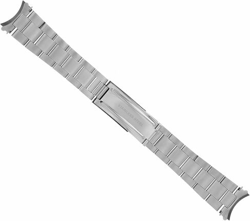Ewatchparts 20mm Oyster Watch Band Bracelet Compatible With Fortis Chrono 607.22.11 M 611.10.140 Stainless Steel in Kuwait