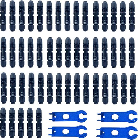 200PCS Solar connectors with Four spanners Solar Panels Connector IP67 Waterproof Connector Male/Female 100Pairs with 4 Spanners in Kuwait