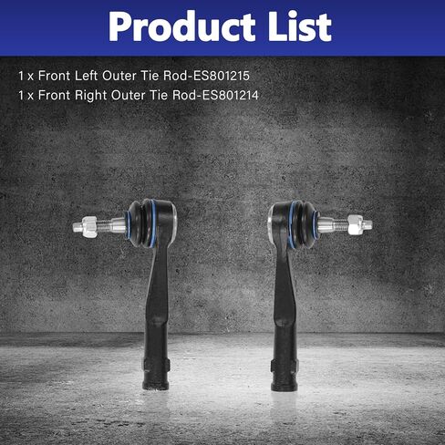 2Pcs Front Outer Tie Rod Ends Compatible With 2017-2023 Jeep Compass Renegade, Compatible With 2016-2022 Fiat 500X in Saudi Arabia