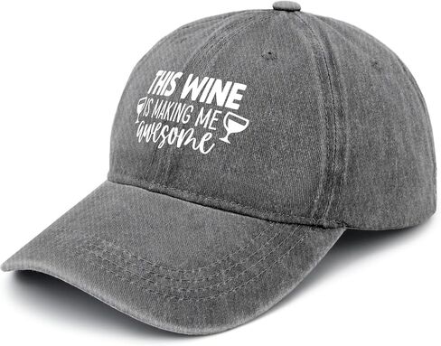 This Wine is Making me Awesome caps River hat Mens hat Gifts for Boyfriends Cycling Hat in Saudi Arabia