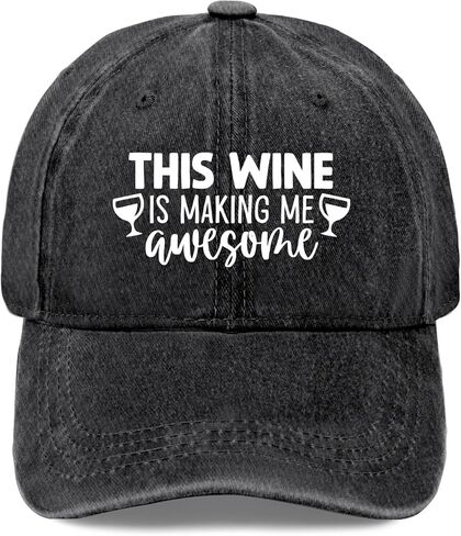 This Wine is Making me Awesome caps River hat Mens hat Gifts for Boyfriends Cycling Hat in Saudi Arabia