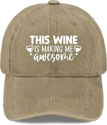 This Wine is Making me Awesome caps River hat Mens hat Gifts for Boyfriends Cycling Hat in Saudi Arabia