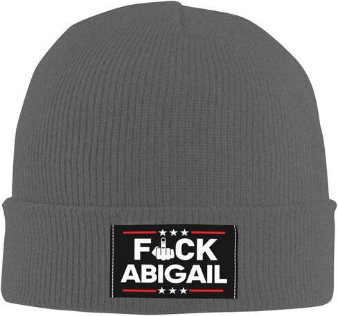 Fuck Abigail Spanberger Knit Hat Abigail Spanberger Sucks Beanie Warm Winter Hat for Men Women Black in Kuwait