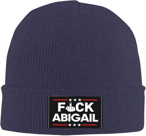Fuck Abigail Spanberger Knit Hat Abigail Spanberger Sucks Beanie Warm Winter Hat for Men Women Black in Saudi Arabia