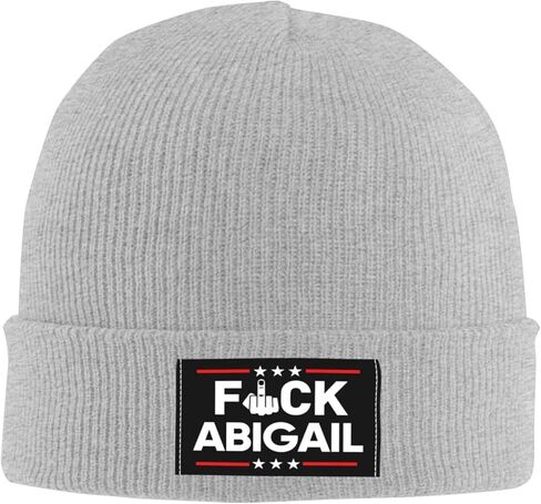 Fuck Abigail Spanberger Knit Hat Abigail Spanberger Sucks Beanie Warm Winter Hat for Men Women Black in Saudi Arabia