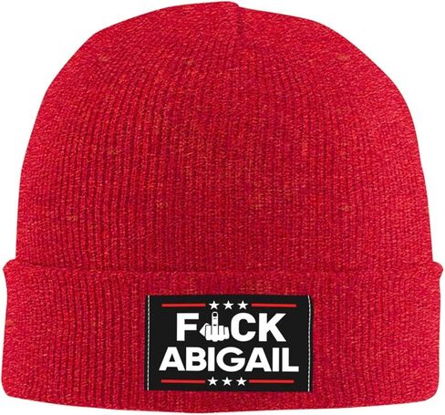 Fuck Abigail Spanberger Knit Hat Abigail Spanberger Sucks Beanie Warm Winter Hat for Men Women Black in Saudi Arabia