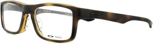 نظارة طبية Oakley PLANK 2.0 OX8081-808104 بإطار بني سلحفاة 49 ملم مع عدسة تجريبية شفافة in Saudi Arabia