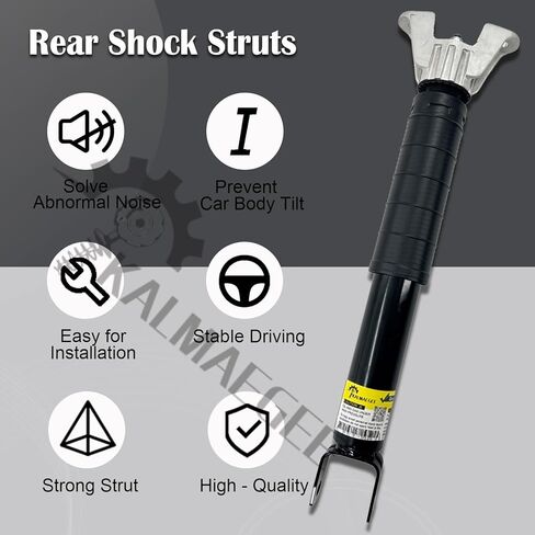 2PCS Rear Suspension Shock Absorbers Struts for Durango 2014-2023 (Only for Upper mount #68311287AA) in Kuwait