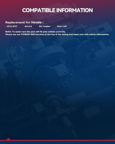 KAX Disc Brake Caliper Assembly Fit for Honda Accord 2013 2014 2015 2016 2017, Rear Left Driver Side in Saudi Arabia