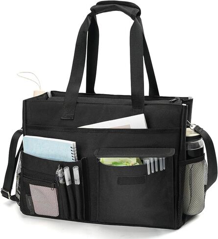 حقائب يد مدرسية للنساء للعمل، حقائب كبيرة للنساء مع 23 جيبًا بسحاب علوي in Kuwait