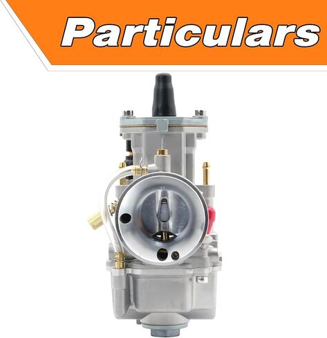 مكربن ​​لـ KX80 KX85 KX100، لـ Yamaha YZ80 YZ85 DT100 SUZUKI RM80 85 CR80 CR85R GY6 PWK 28mm 2 السكتة الدماغية مكربن ​​كارب منزلق مسطح مع إبرة مدخل نفاثة 15003-1617 in Saudi Arabia