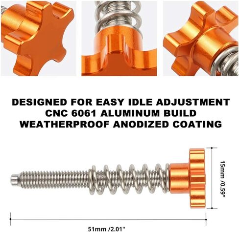 TPi Idle Adjustment Screw for 2018 up KTM, Gas Gas & Husqvarna 150 250 300 XC-W EXC TE EX Models 2018-2022 in Kuwait