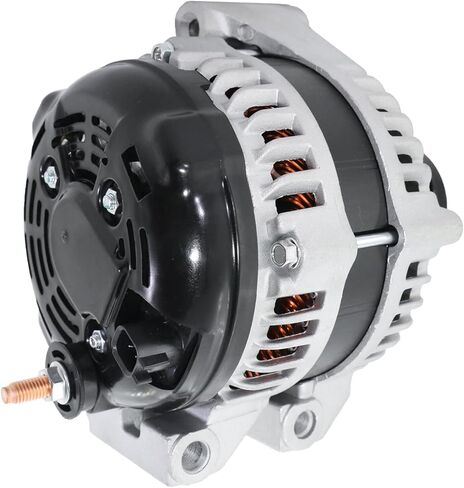 Detroit Axle - 3.6L Alternator for Dodge Avenger Journey Grand Caravan Chrysler 200 Town & Country Volkswagen Routan Ram C/V [160A 12V], Alternator with 6-Groove Clutch Pulley Replacement in Saudi Arabia