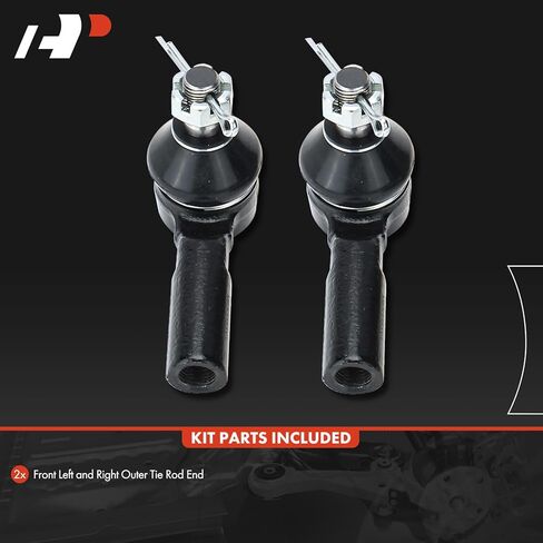 A-Premium 2 x Front Outer Tie Rod Ends, Compatible with Toyota T100 1995 1996 1997 1998, RWD in Saudi Arabia