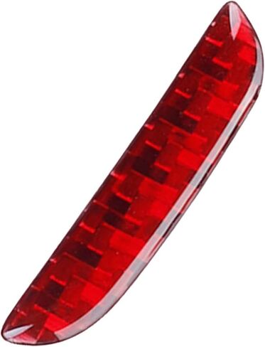 SUNJIKA Compatible with Carbon Fiber Car Trunk Rear Tailgate Emblem Trim Sticker Car Back Badge Decal Accessory for Honda Civic 2016 2017 2018 2019 2020 2021 4PCS (Red) in Saudi Arabia