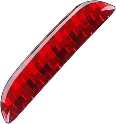 SUNJIKA Compatible with Carbon Fiber Car Trunk Rear Tailgate Emblem Trim Sticker Car Back Badge Decal Accessory for Honda Civic 2016 2017 2018 2019 2020 2021 4PCS (Red) in Saudi Arabia