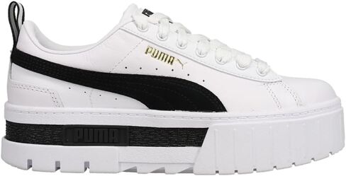PUMA Womens Mayze Lace Up Platform Sneakers Shoes Casual - White - Size 8 M in Saudi Arabia