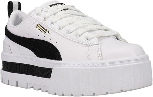 PUMA Womens Mayze Lace Up Platform Sneakers Shoes Casual - White - Size 8 M in Saudi Arabia