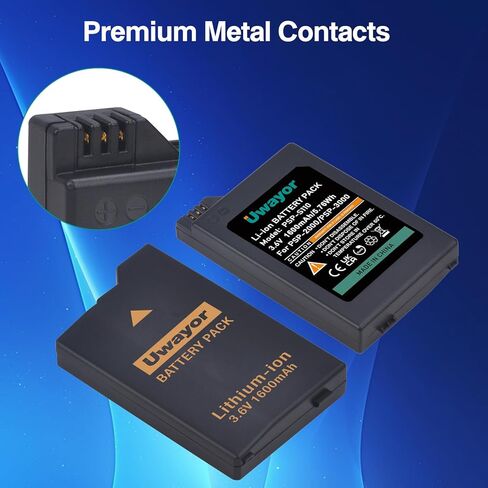 PSP 2000/3000 بطارية لـ Sony PSP-2000 PSP-2001 ، PSP-S110 ، PSP-3000 ، PSP-3001 ، PSP-3002 ، PSP-3004 Console in Kuwait