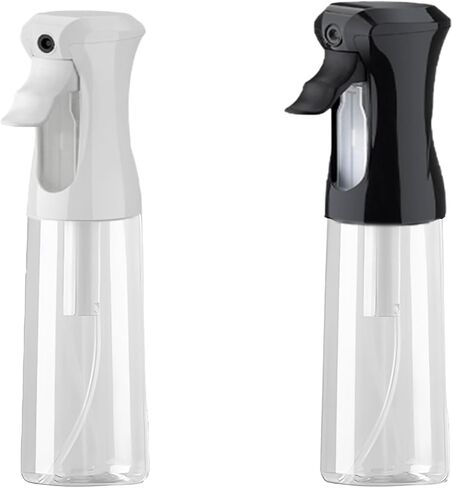زجاجة رذاذ للشعر (6.8 أونصة/200 مل) - قطعتان من زجاجة رذاذ مستمرة لتصفيف الشعر والتنظيف والنباتات والبستنة in Kuwait
