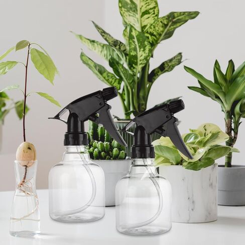 20 Pack Spray Bottles 8oz, Empty Plastic Spray Bottles with Adjustable Nozzle, Mini Refillable Bottles for Cleaning, Hair, Plant & Kitchen Use in Kuwait