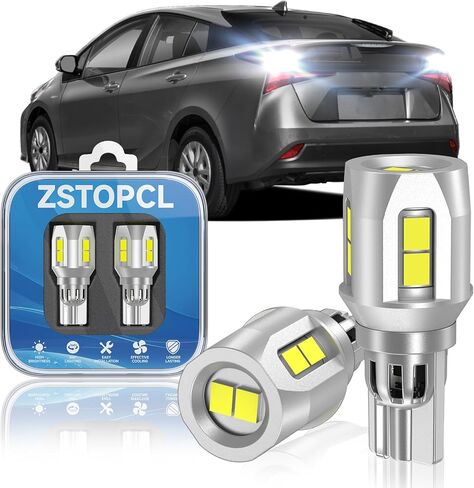 921 LED Reverse Light Bulbs Fit for Toyota Corolla 1998-2024, Upgraded 500% Brightness, Super Bright 912 T15 LED Backup Lights Replacement, 6000K Cool White, Pack of 2 in Kuwait