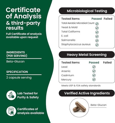 مكملات بيتا جلوكان 1000 مجم - مكملات دعم المناعة - بيتا جلوكان 1 3D 1، 6 - مكملات جلوكان لتعزيز المناعة - 60 كبسولة in Kuwait
